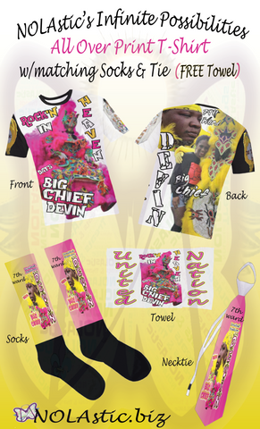 All Over Print T-Shirt Set (with FREE Towel)